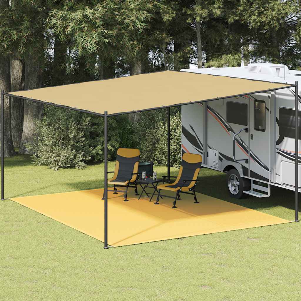 Tapis de tente Vidaxl 400x500 cm beige