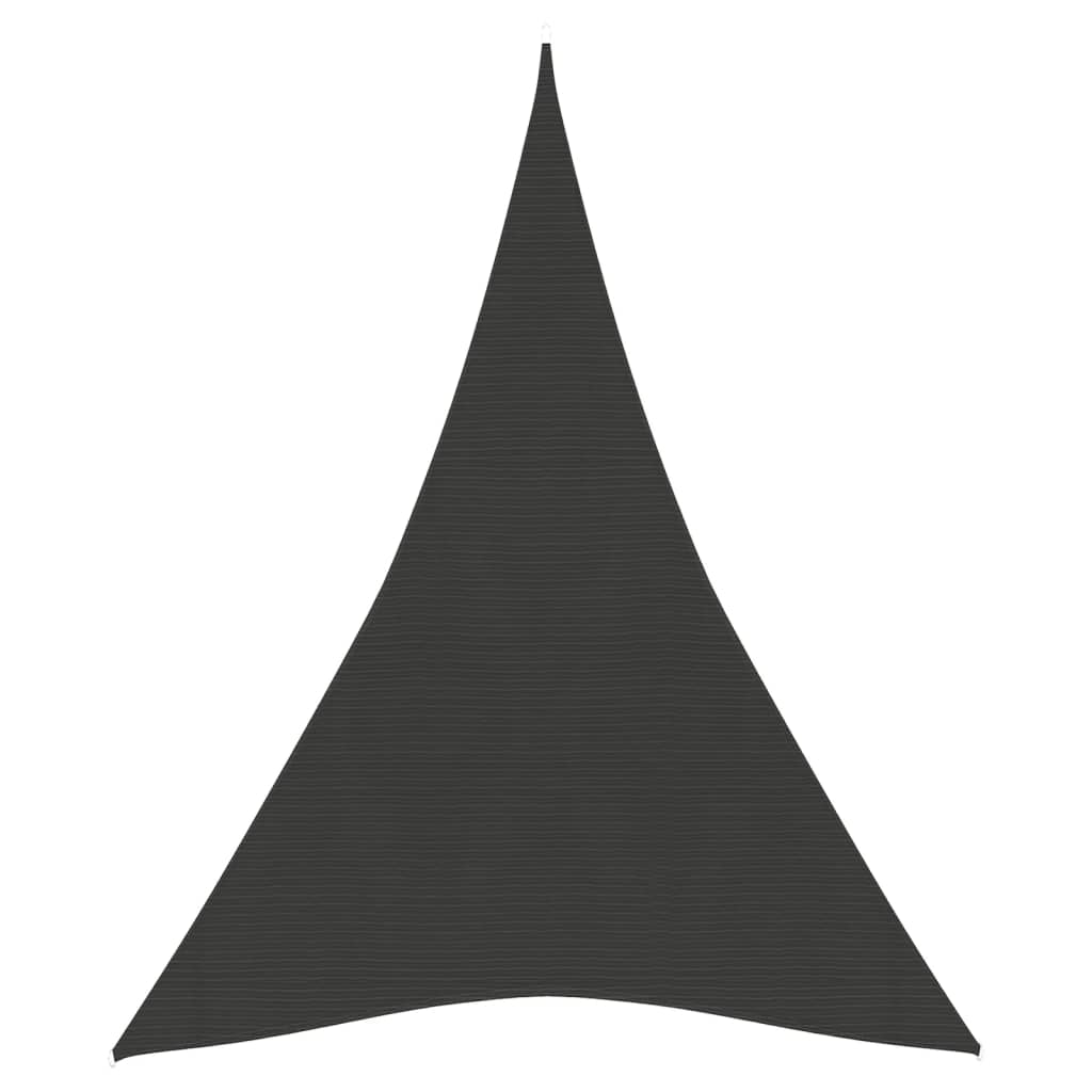 Vidaxl zonnezil 160 g m² 5x7x7 m anthracite HDPE -Colored