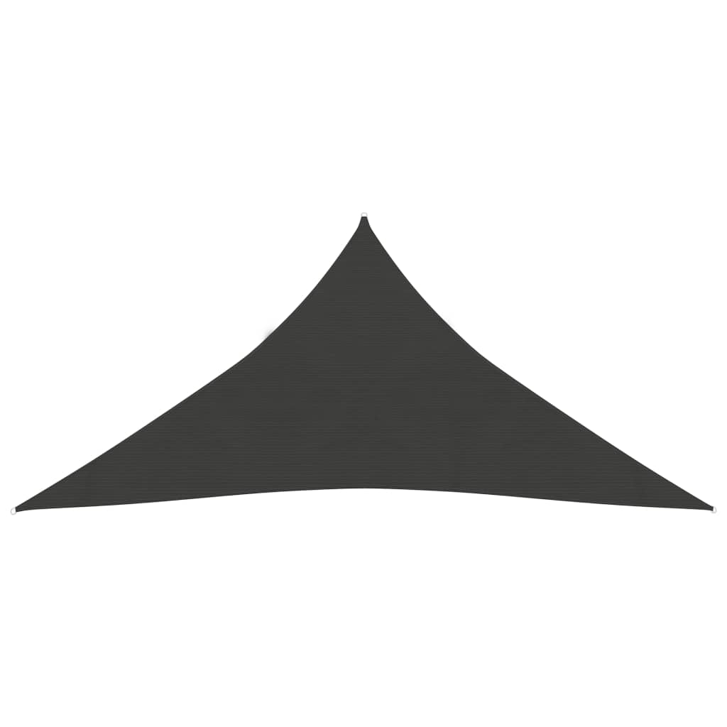 Vidaxl zonnezil 160 g m² 5x7x7 m anthracite HDPE -Colored