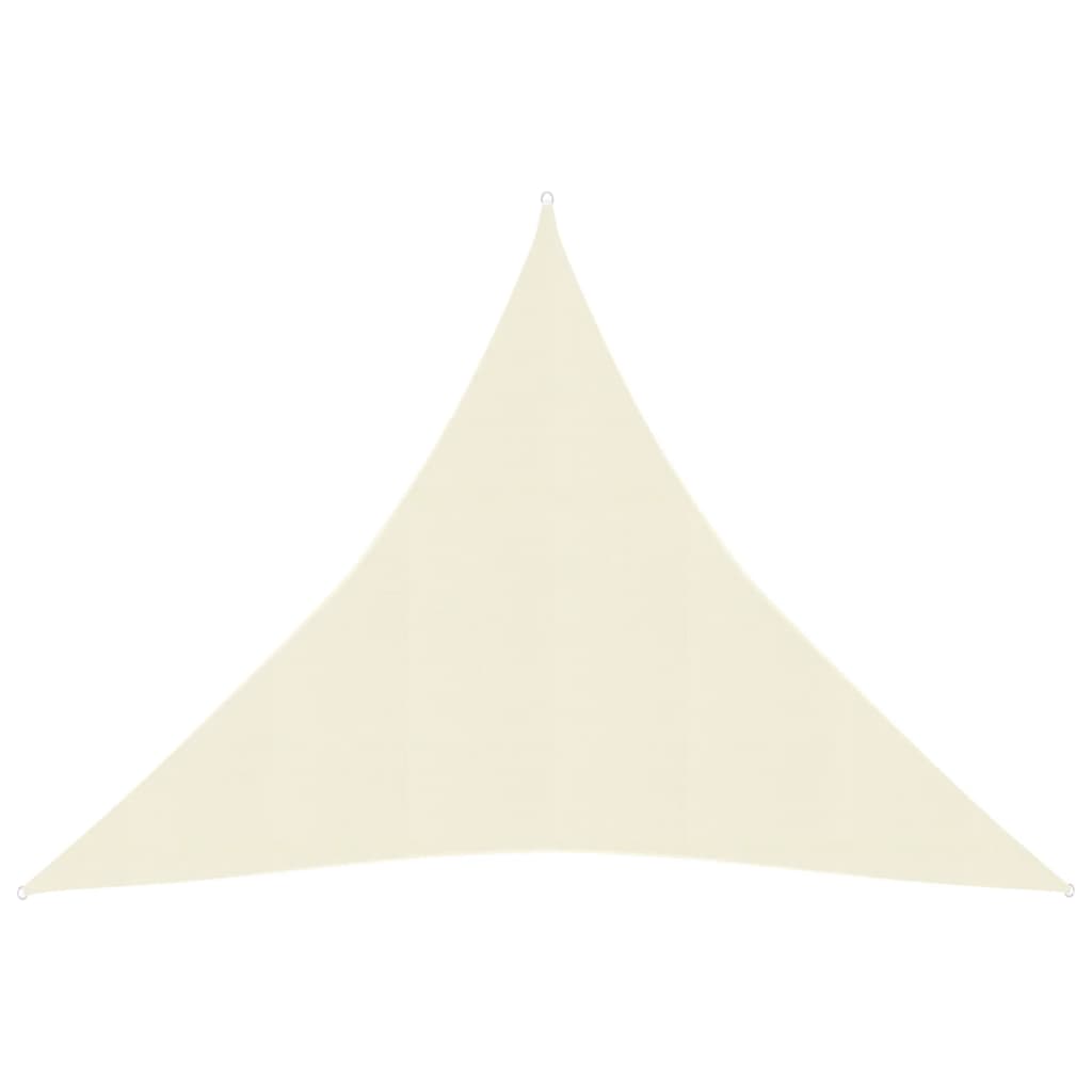 Vidaxl zonnezil 160 g m² 6x6x6 m crème HDPE -Colored