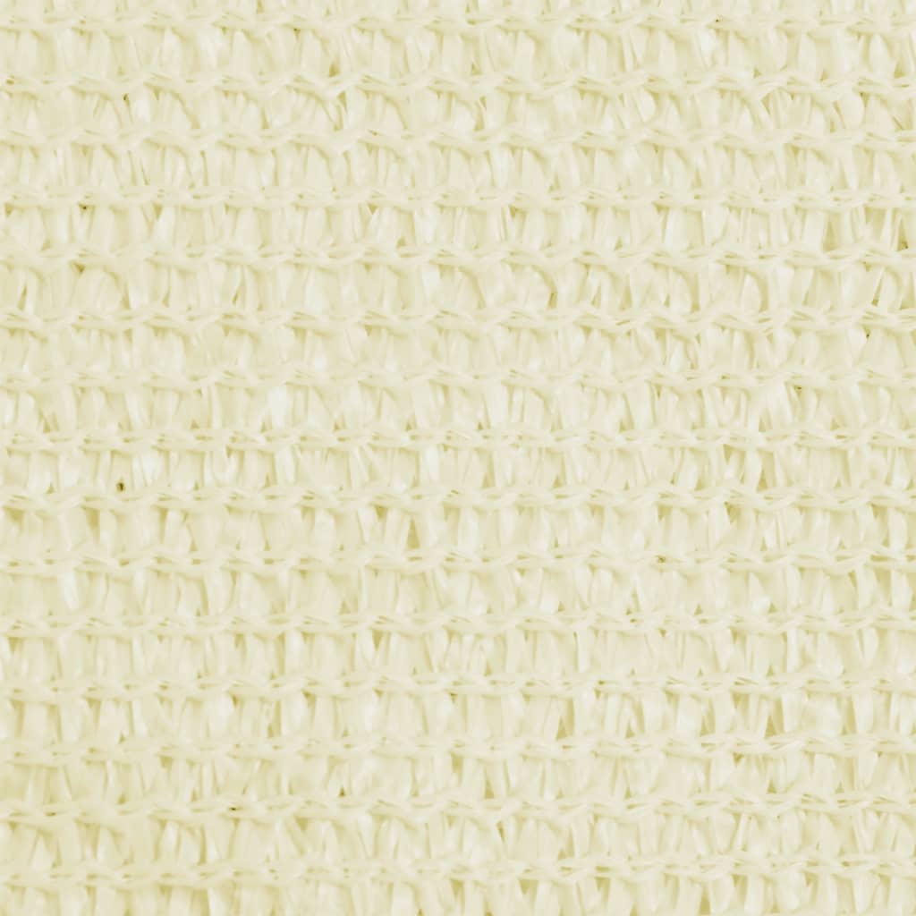Vidaxl zonnezil 160 g m² 6x6x6 m crème HDPE -Colored