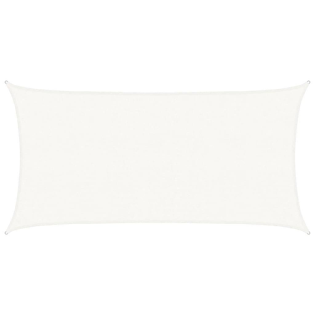 Vidaxl voile d'ombrage 160 g m² 2x3,5 m HDPE blanc