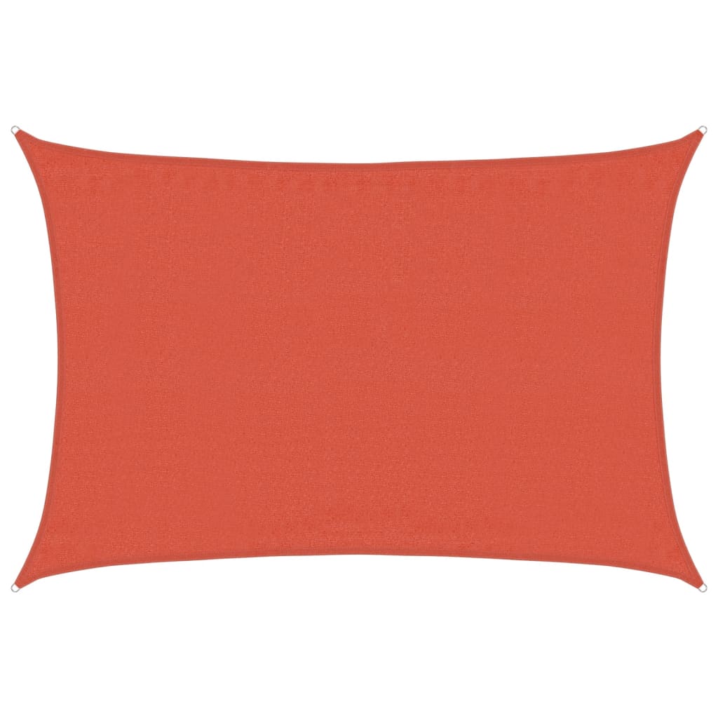 Vidaxl Zonnezeil 160 g m² rectangulaire 3,5x5 M HDPE en terre cuite colorée