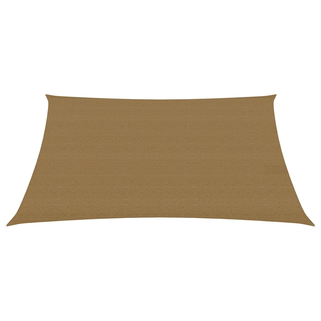 Vidaxl Zonnezeil 160 g m² 5x6 m hdpe taupe