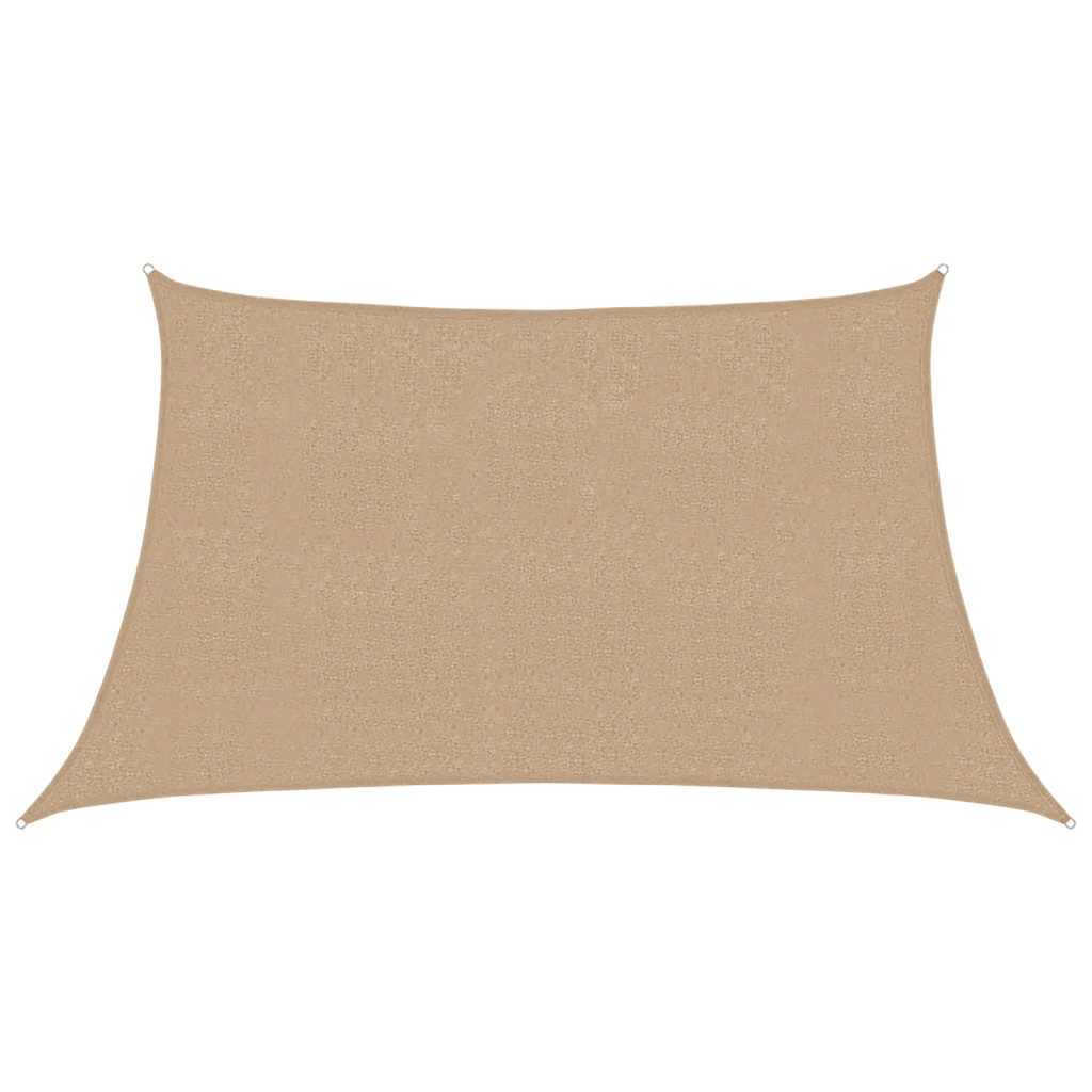 Vidaxl Zonnezeil 160 g m² 3 4x2 m HDPE Taupe