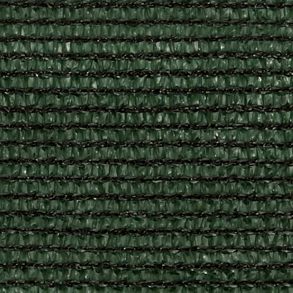 Vidaxl Zonnezeil 160 g m² 2x4 m HDPE vert foncé