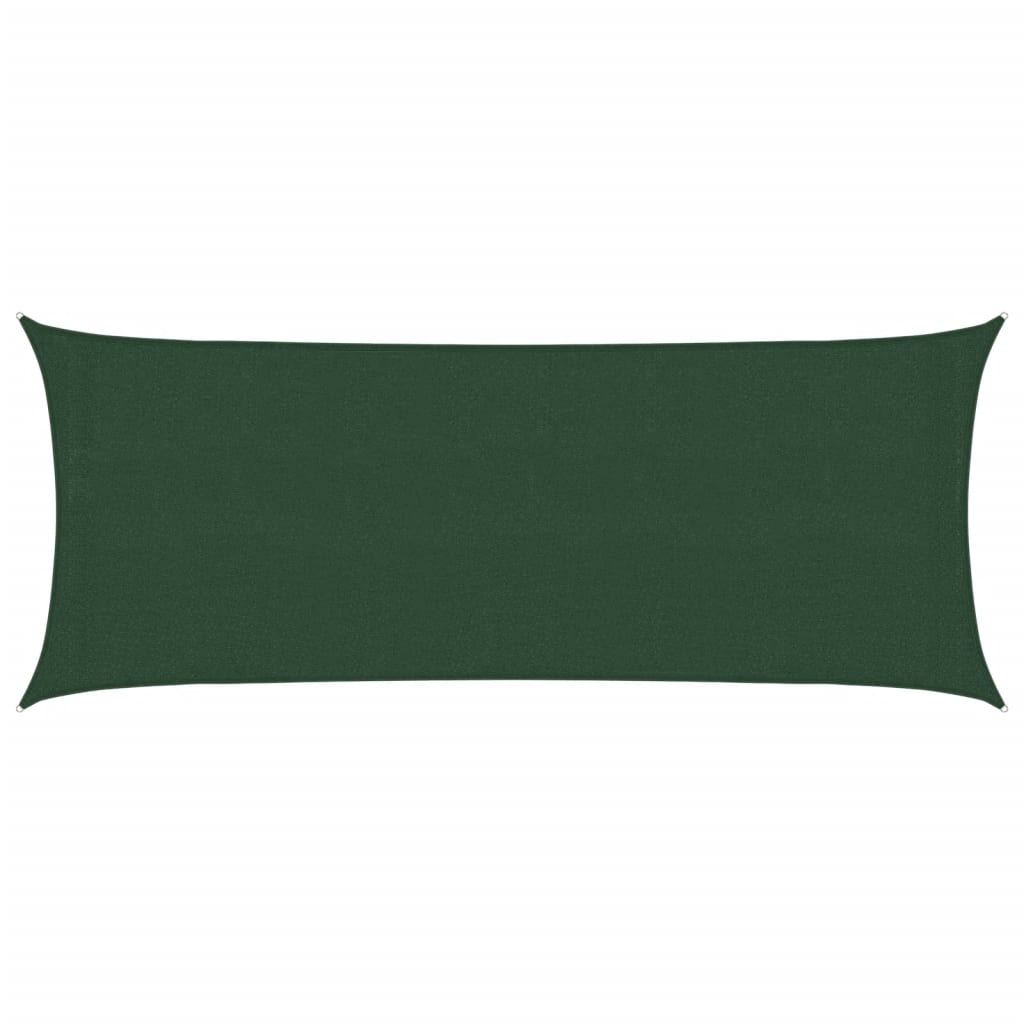 Vidaxl voile d'ombrage 160 g m² 2x4,5 m HDPE vert foncé