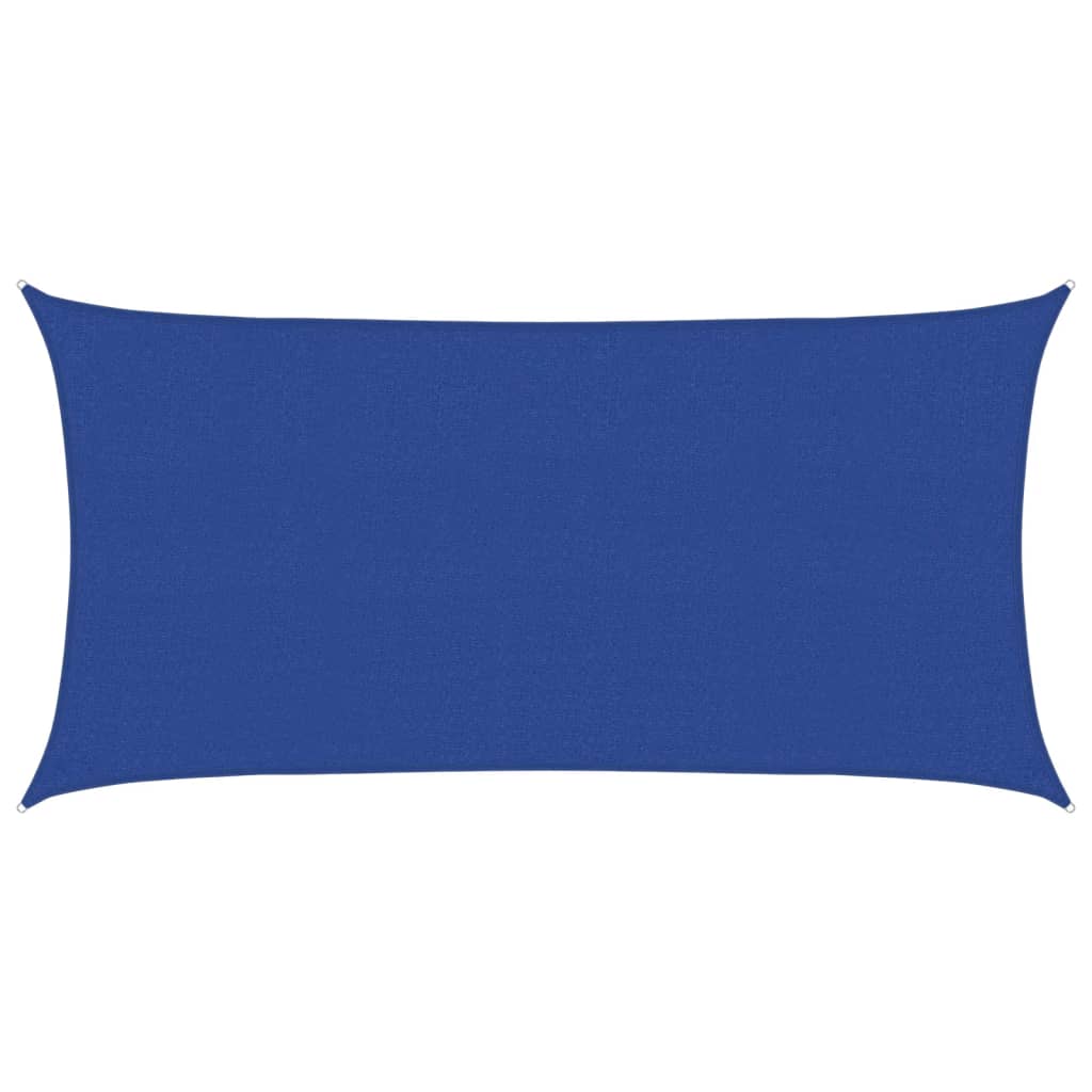 Vidaxl zonnezil 160 g m² 2x4 m en bleu HDPE