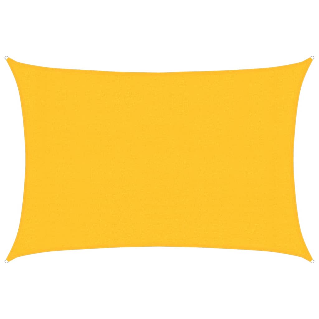 Vidaxl Zonnezeil 160 g m² 3x5 m HDPE Jaune