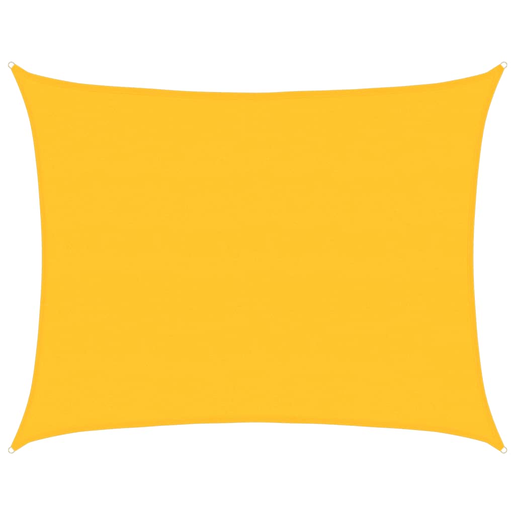 Vidaxl Zonnezeil 160 g m² rectangulaire 6x8 m jaune HDPE