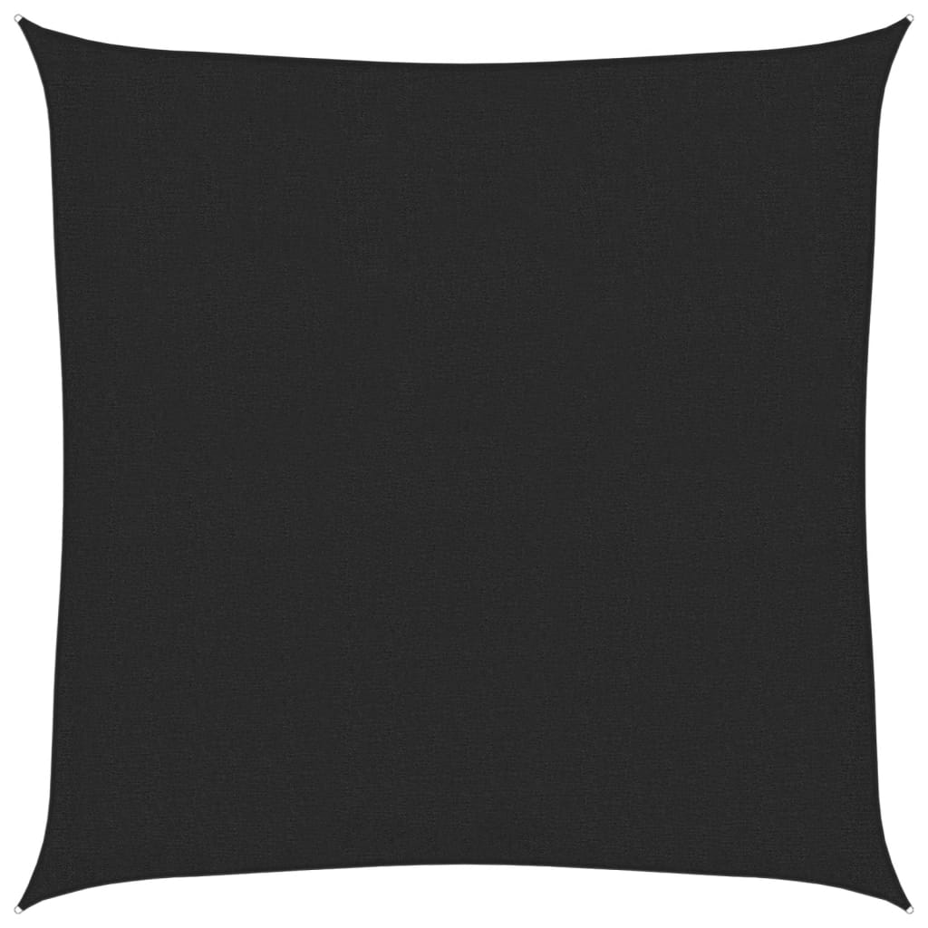 Vidaxl zonnezil 160 g m² 2,5x2,5 m HDPE noir