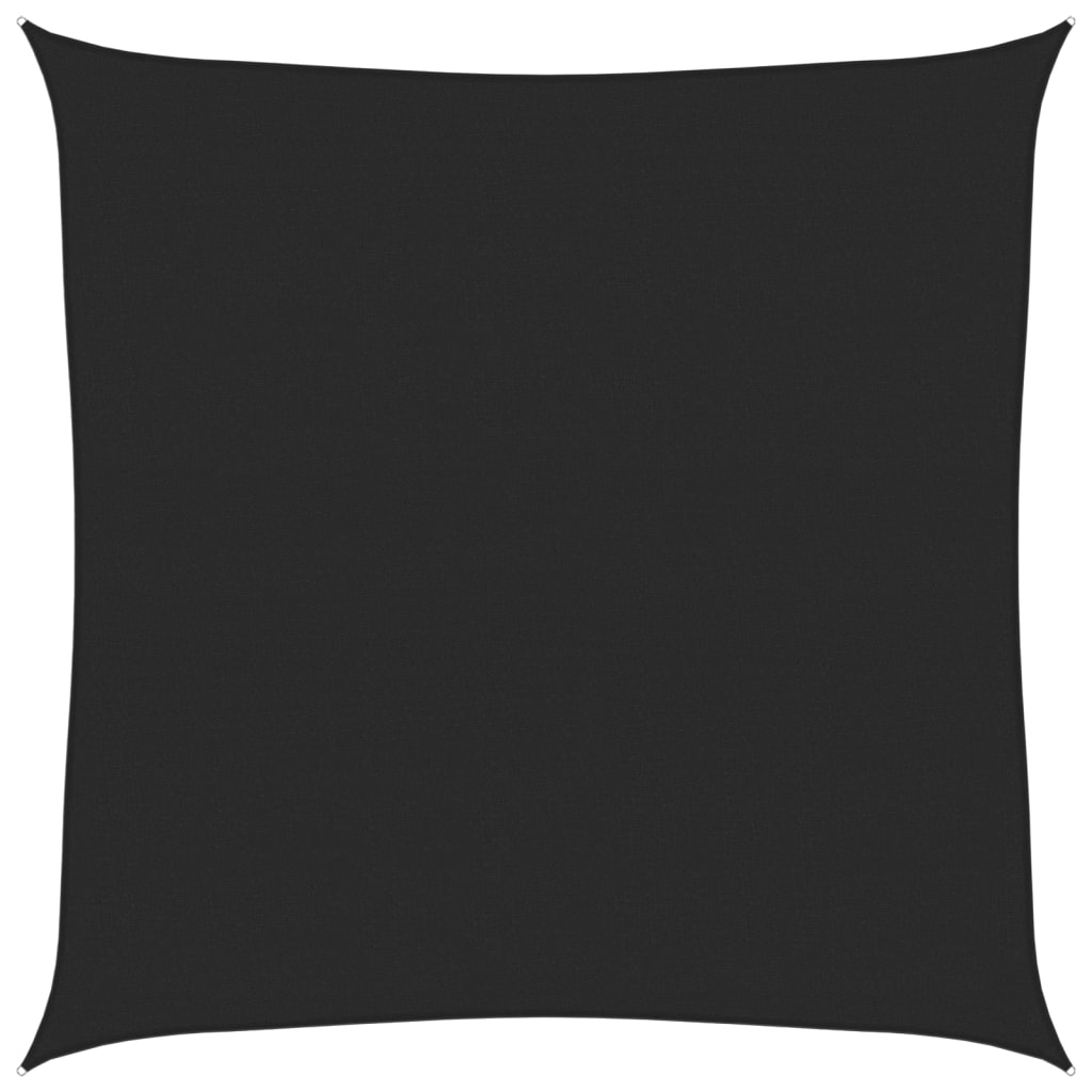 Vidaxl Zonnezeil 160 g m² 6x6 m HDPE noir