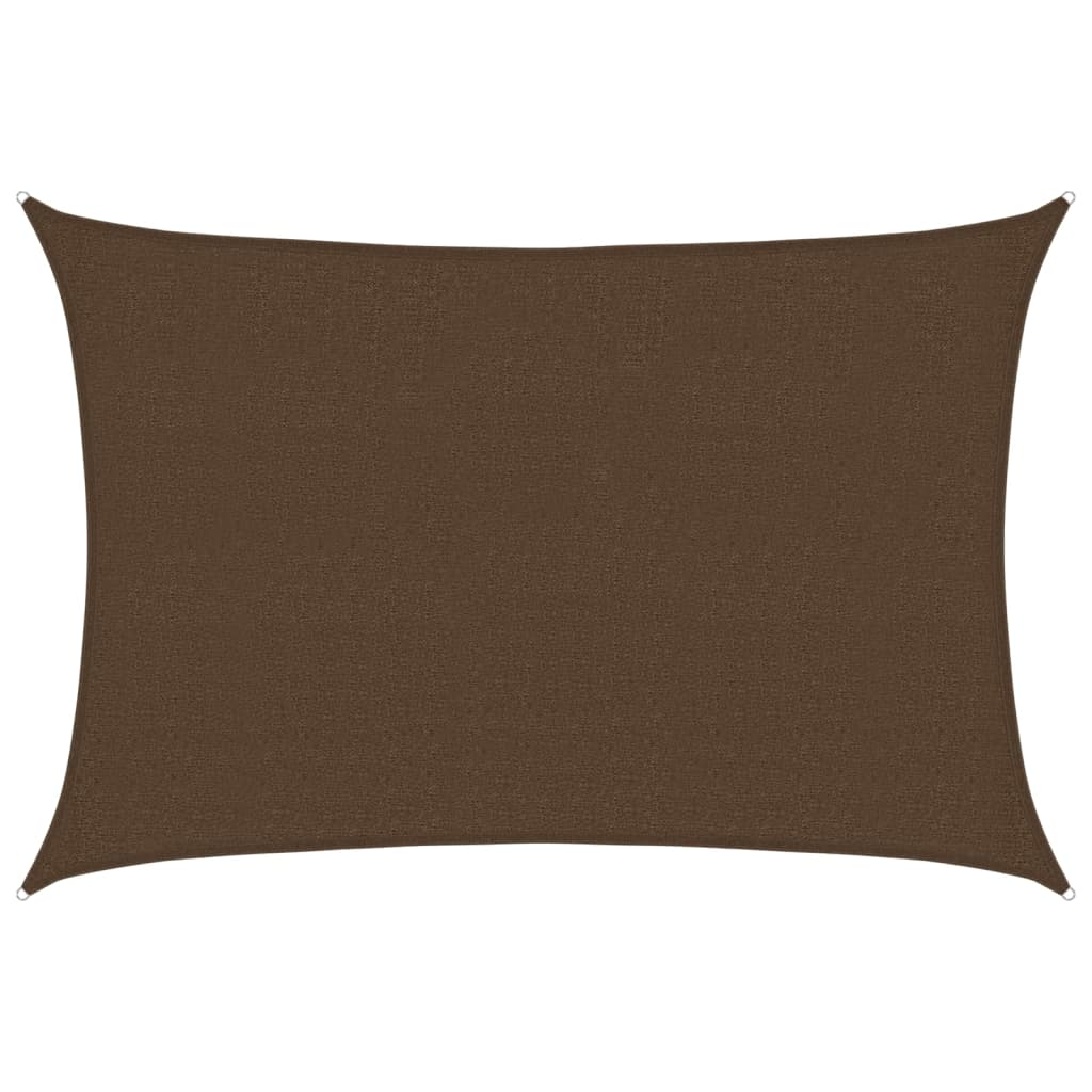 Vidaxl Zonnezeil 160 g m² 2,5x4 m HDPE Brown