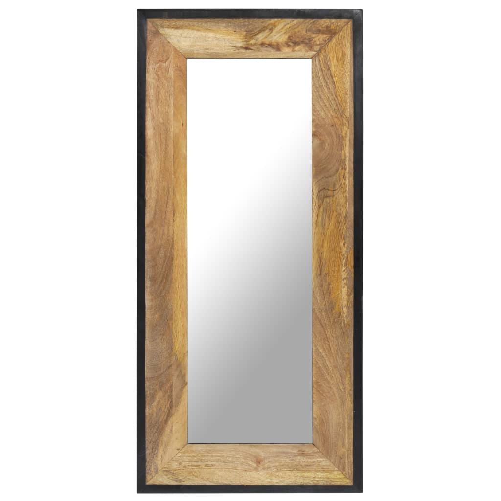 Miroir Vidaxx 110x50 cm bois de manguier massif