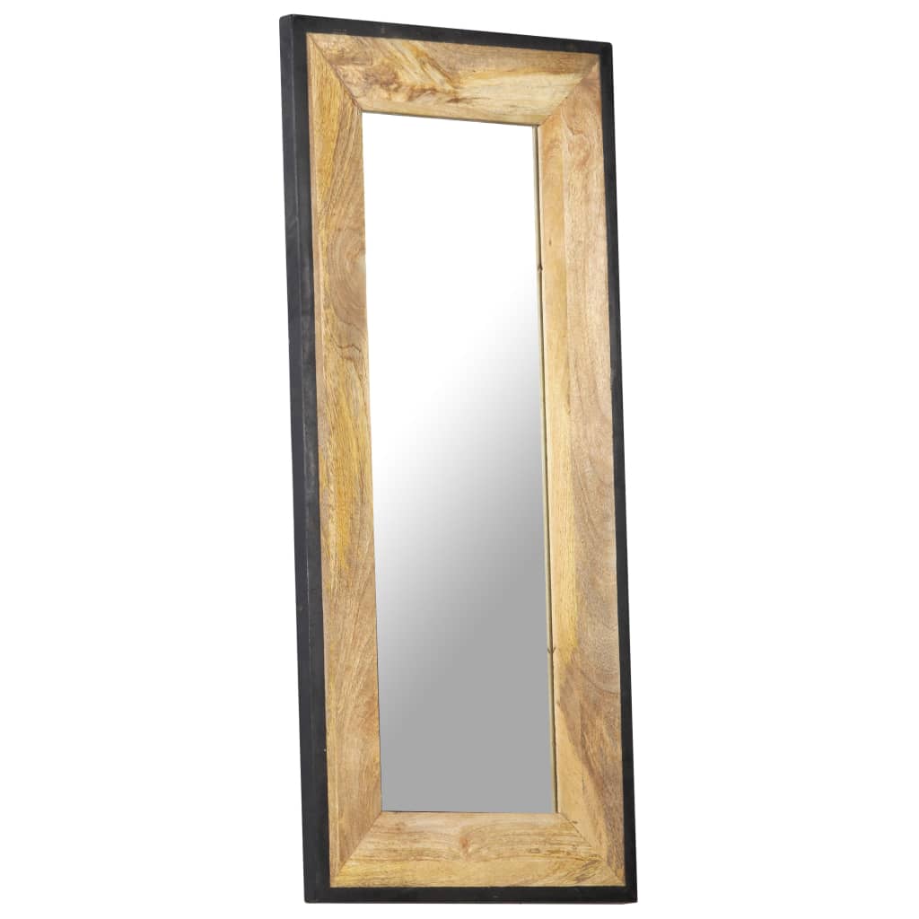 Miroir Vidaxx 110x50 cm bois de manguier massif