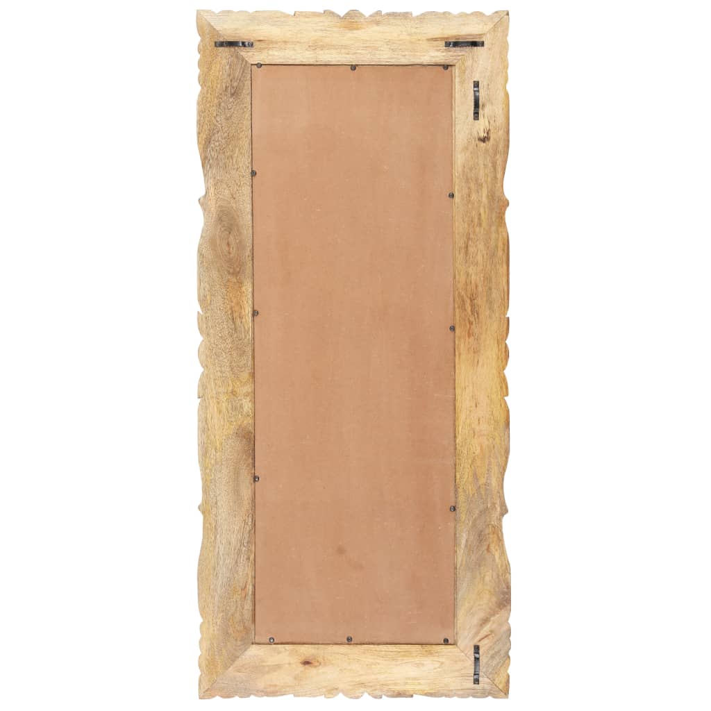 Miroir Vidaxx 110x50 cm bois de manguier massif