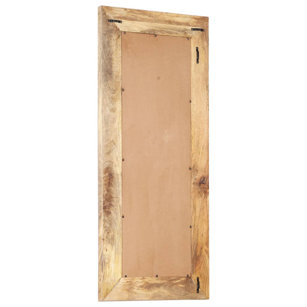 Vidaxx miroir sculpté à la main 110x50x2,6 cm en bois de manguier massif