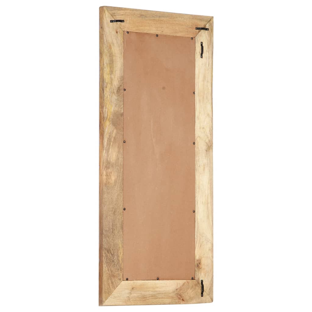 Vidaxx miroir sculpté à la main 110x50x2,5 cm en bois de manguier massif