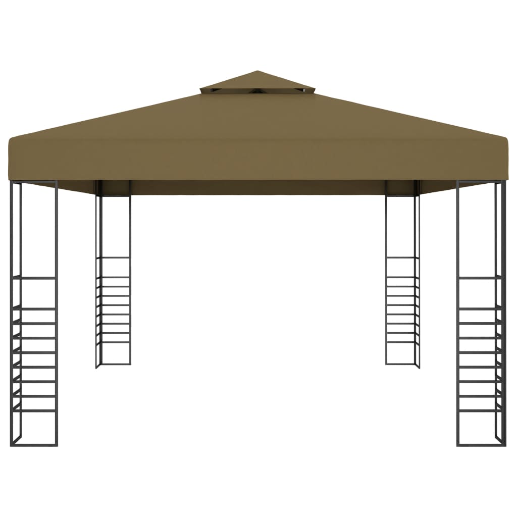 VidaXL Tonnelle 180 g m² 3x4 m taupe