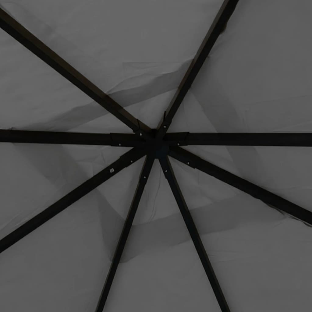 Vidaxl arbor 180 g m² 4x4x3 m de couleur anthracite