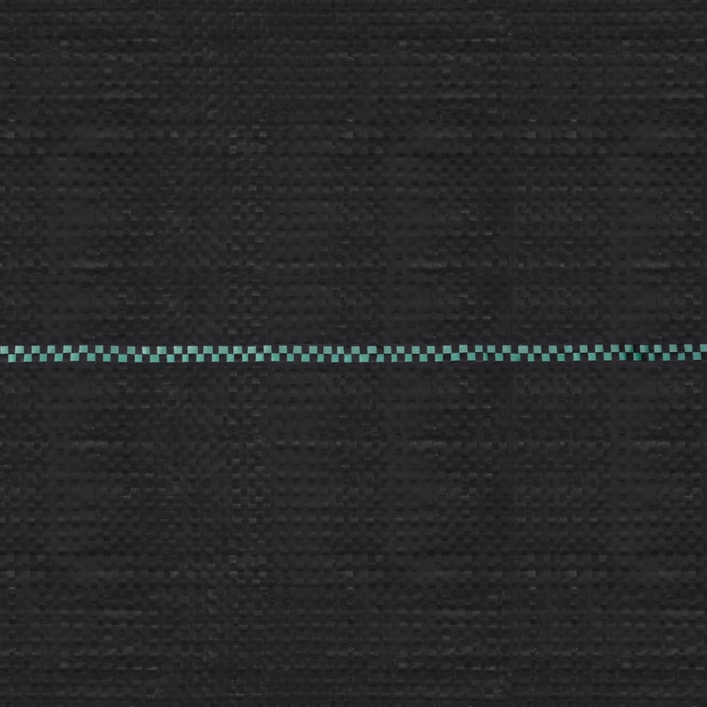 Vidaxl Carrot tissu 2x5 m pp noir