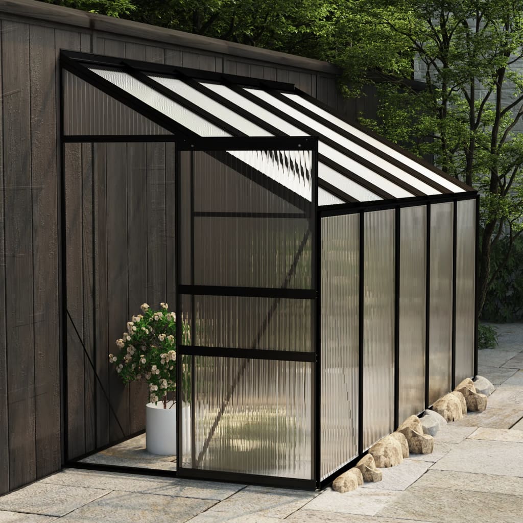 VidaXL Serre 6,23 m³ aluminium anthracite