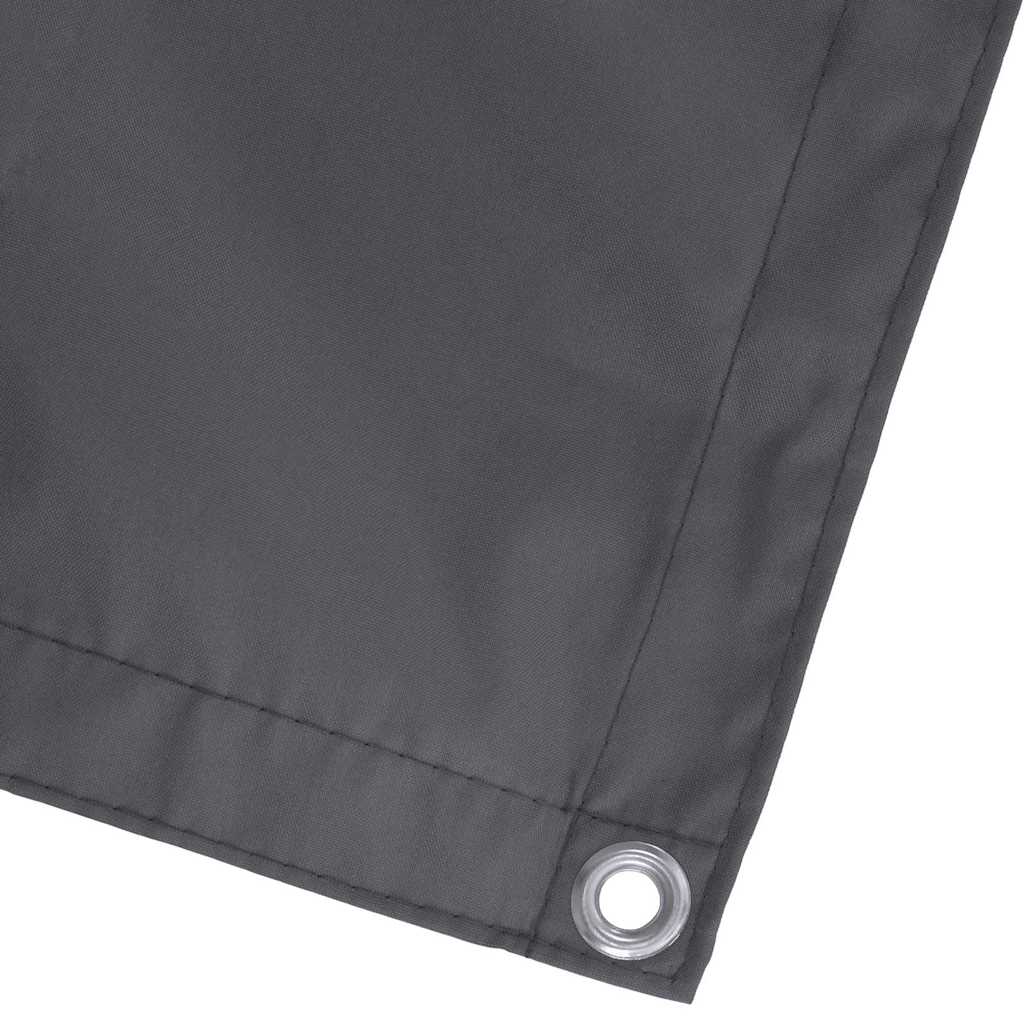 Écran de balcon Vidaxl 120x500 cm Oxford Fabric Anthracite