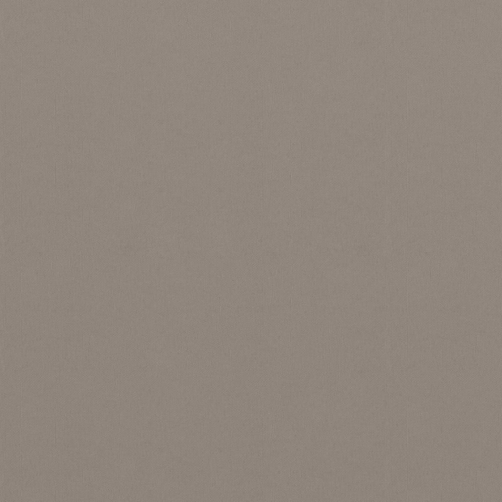 Écran de balcon Vidaxl 120x500 cm Oxford tissu taupe