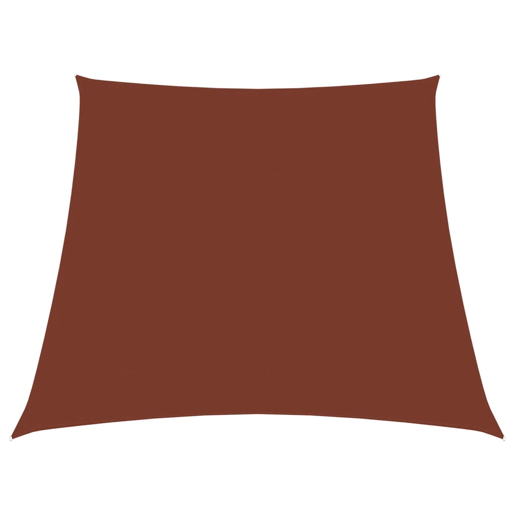 Vidaxl Zonnezeil Trapezium 3 5x4 M Oxford tissu en terre cuite