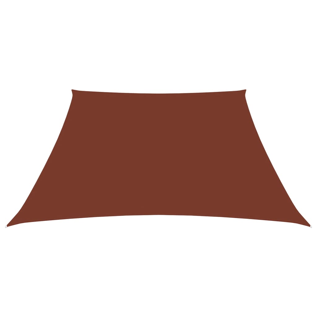 Vidaxl Zonnezeil Trapezium 3 5x4 M Oxford tissu en terre cuite