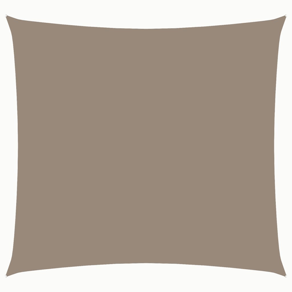 Vidaxl Sunshade Square 2x2 M Oxford tissu taupe