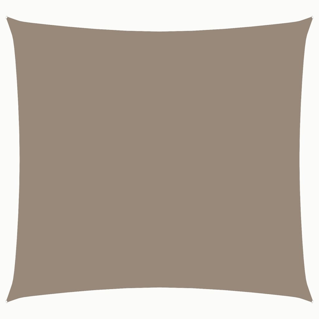 Vidaxl Sunshade Square 3,6x3,6 m Oxford tissu taupe