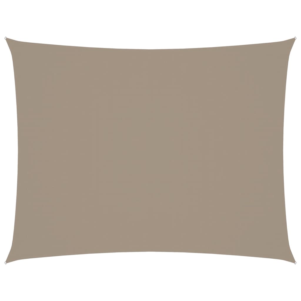 Vidaxl Sunshade rectangulaire 3,5x4,5 m Oxford tissu taupe