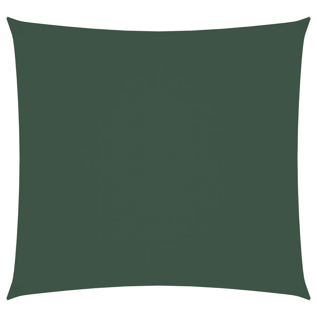 Vidaxl Sunshade Square 3,6x3,6 m Oxford tissu vert foncé