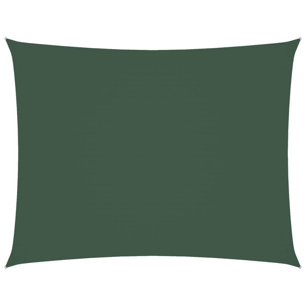 Vidaxl Sunshade rectangulaire 6x7 m Oxford tissu vert foncé