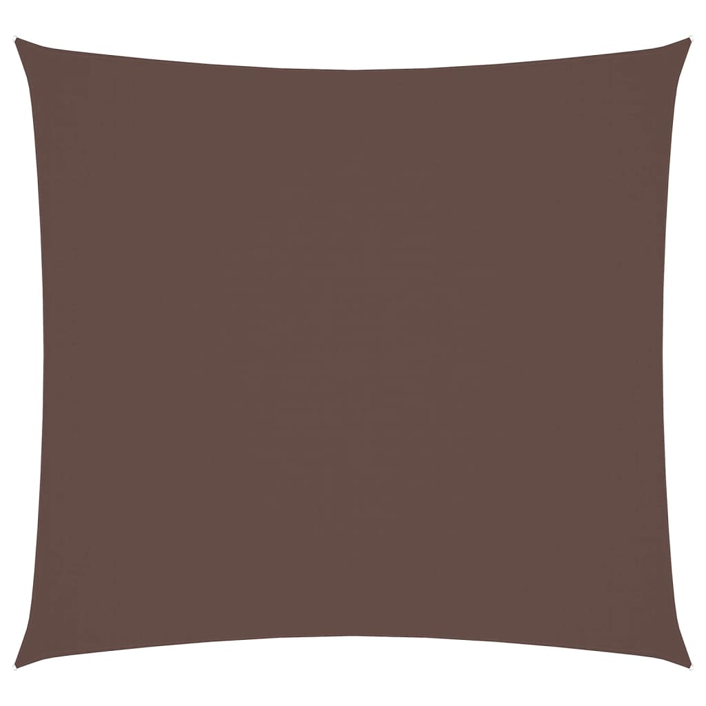 Vidaxl auvent carré 3,6x3,6 m Oxford tissu brun