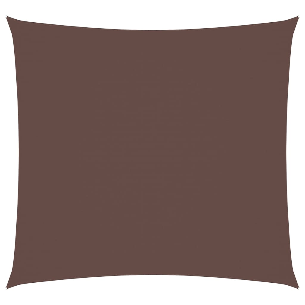 Vidaxl Sunshade Square 7x7 M Oxford Tissu Brown