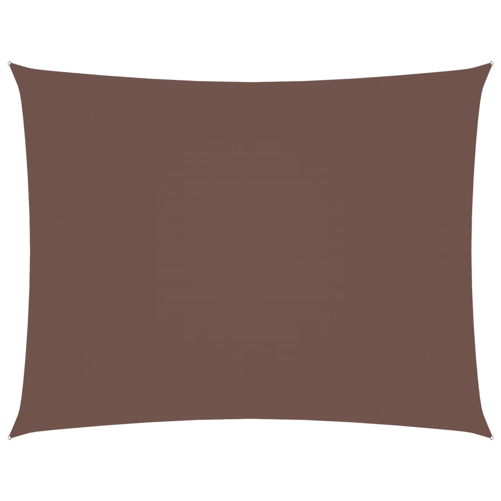 Vidaxl Sunshade rectangulaire 5x6 m Oxford tissu brun