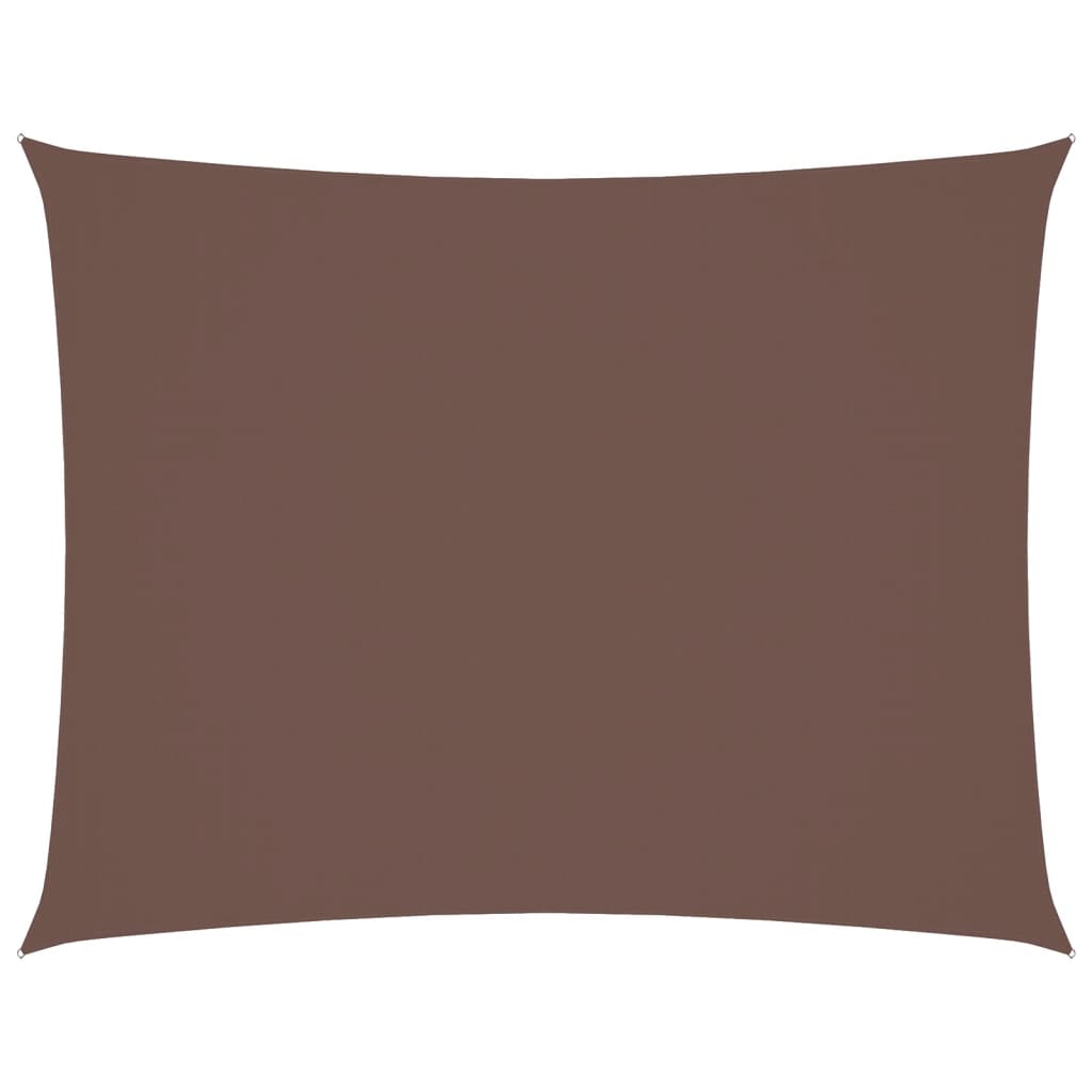 Vidaxl Sunshade rectangulaire 5x7 m Oxford tissu brun