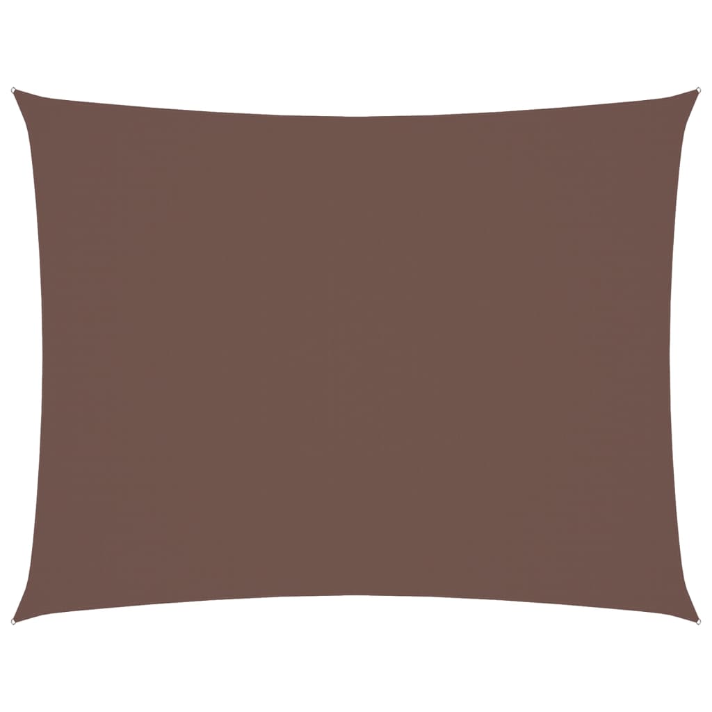 Vidaxl Sunshade rectangulaire 6x7 m Oxford tissu brun
