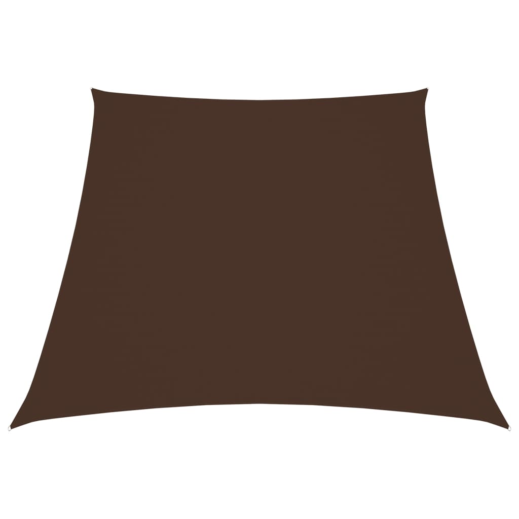 Vidaxl Zonnezeil Trapezium 2 4x3 M Oxford Tissu marron