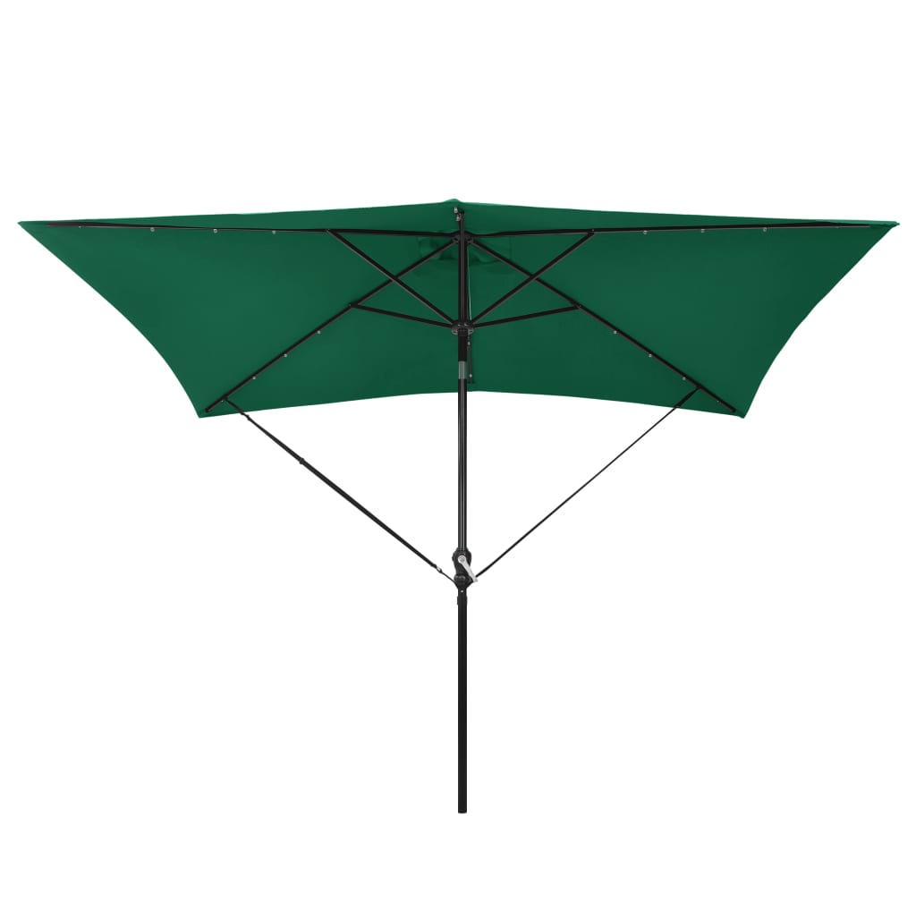 Vidaxl Wind Protection Pney Set pour parasol Polypropylène noir