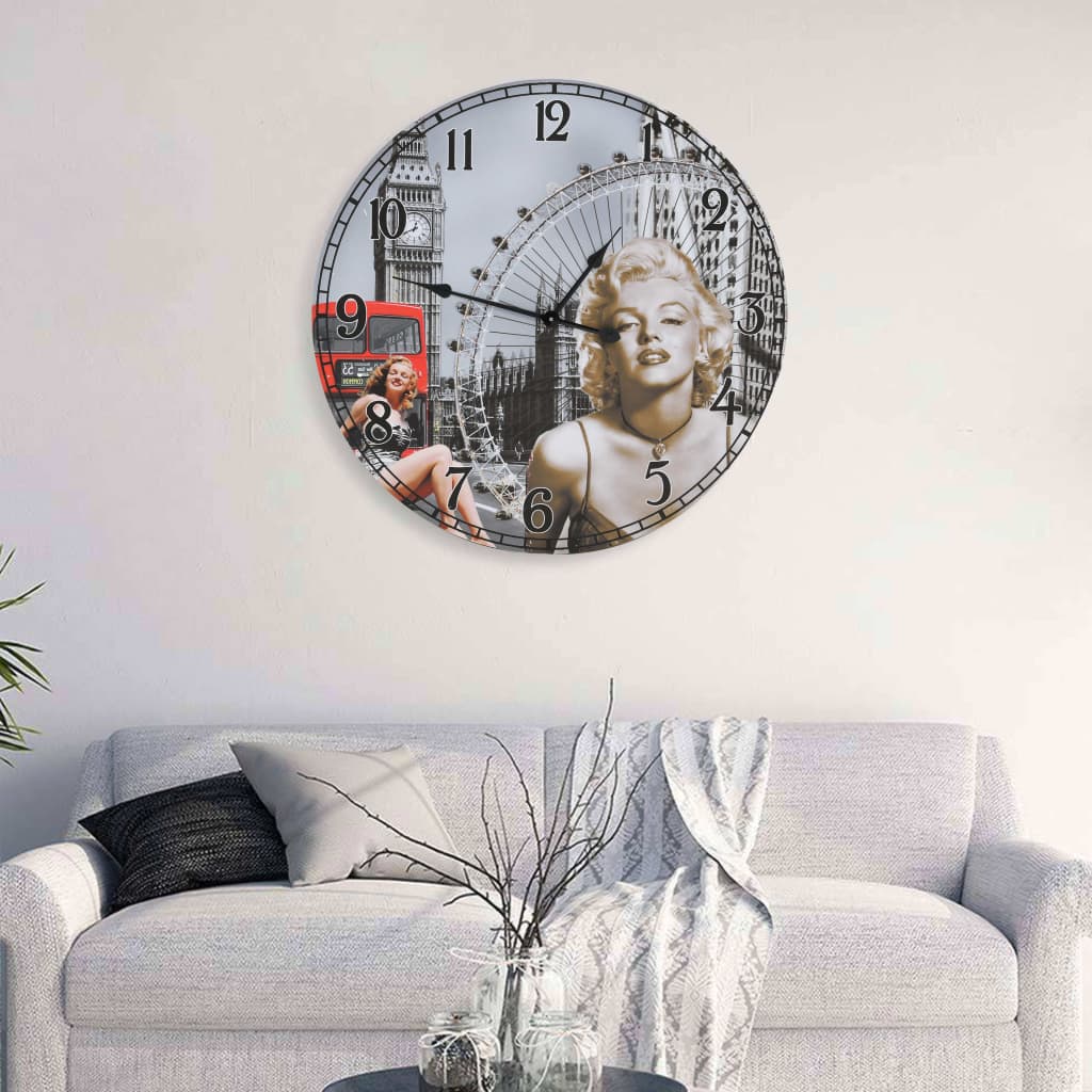 VidaXL horloge murale style vintage 60 cm