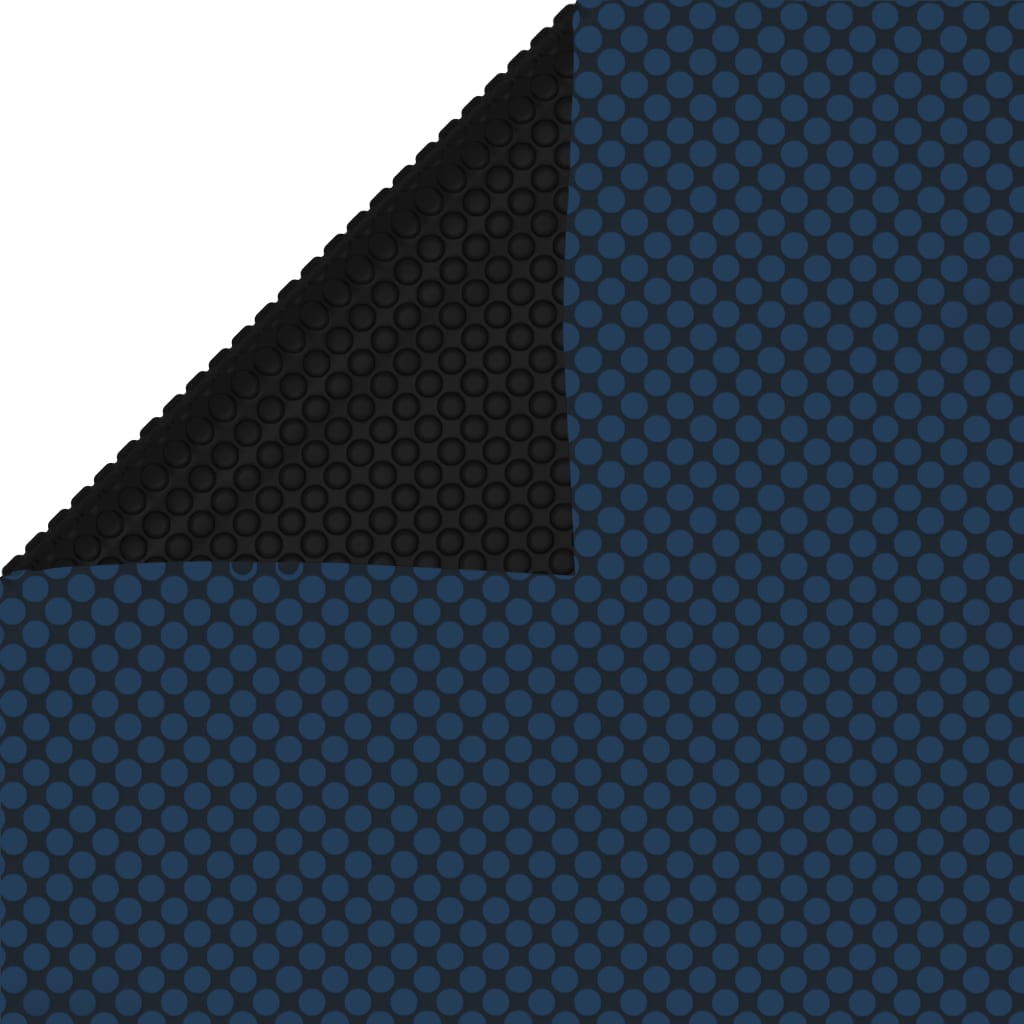 Vidaxl Pool Foil solaire flottant 1000x600 cm PE noir et bleu