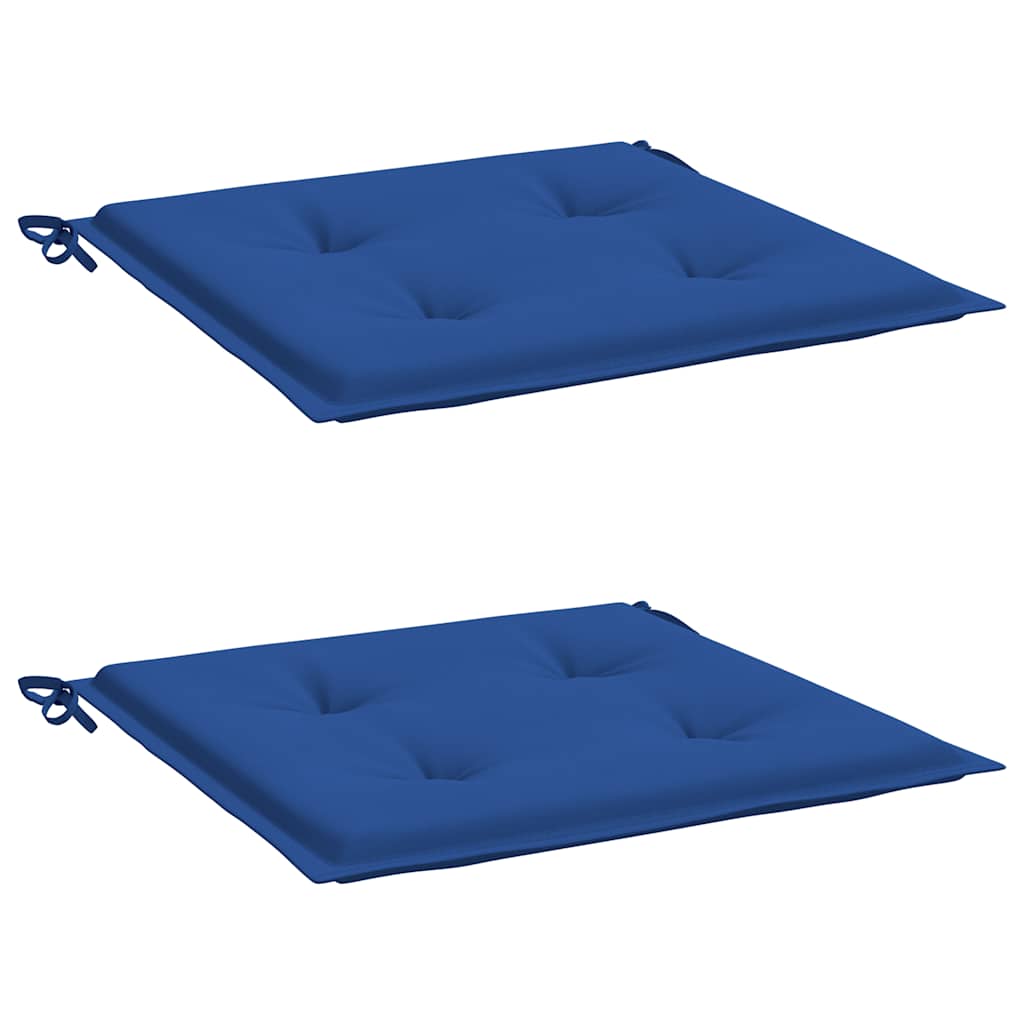 Vidaxl Garden Chair Cushions 2 ST 50X50X4 CM OXFORD TAST ROYAL BLEU