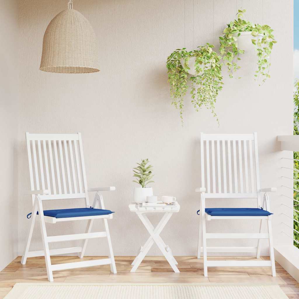 Vidaxl Garden Chair Cushions 2 ST 50X50X4 CM OXFORD TAST ROYAL BLEU