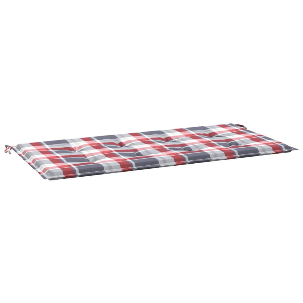 Vidaxl jardin banc coussin 120x50x3 cm oxford tissu diamant motif rouge
