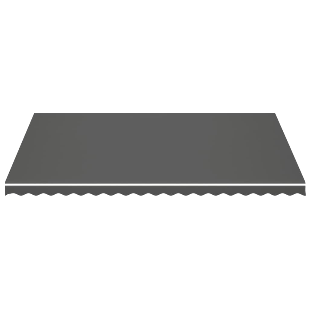 Tissu de remplacement de Vidaxl pour Luifel 5x3,5 M anthracite -colored