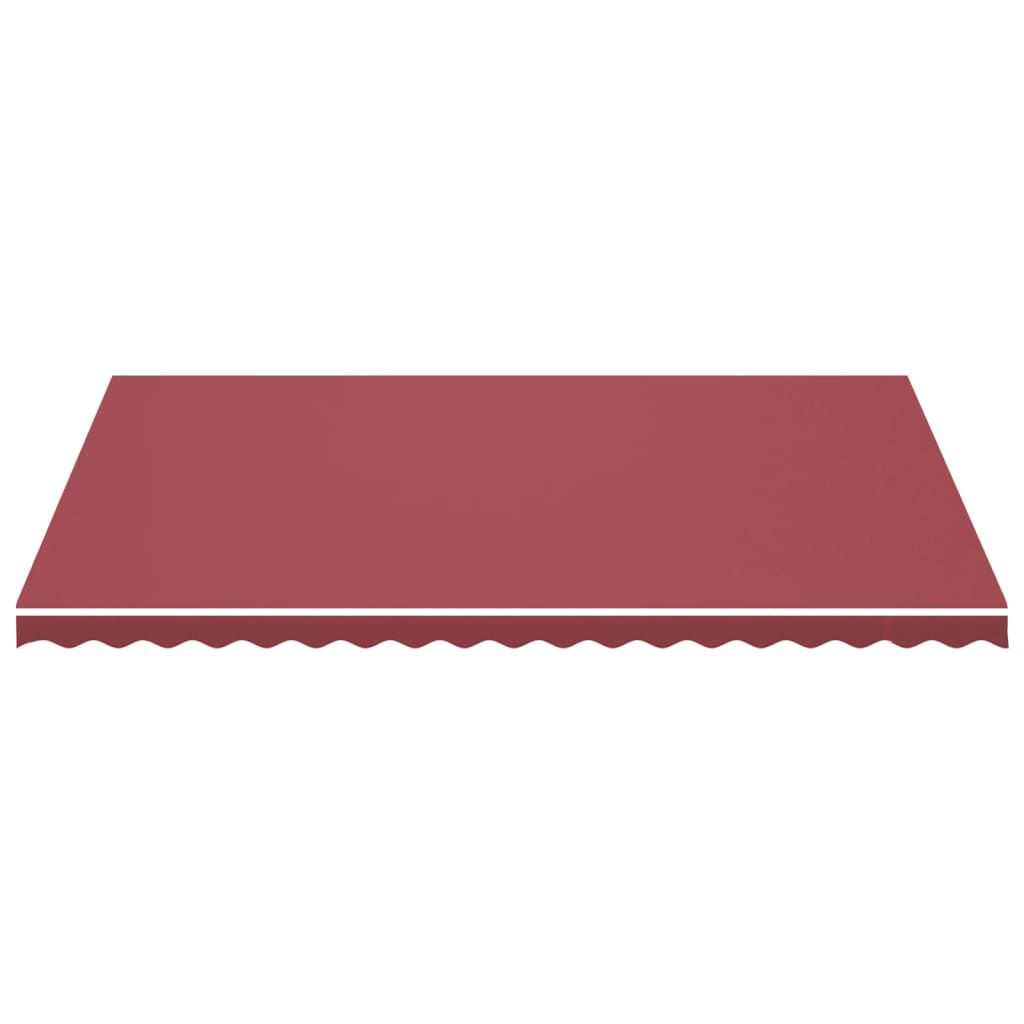 Tissu de remplacement de Vidaxl pour Luifel 5x3,5 M Bordeaux rouge