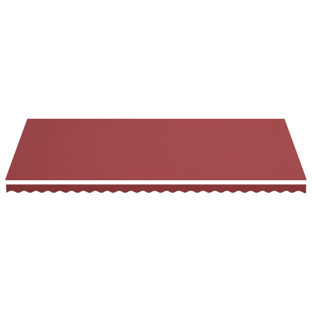 Tissu de remplacement de Vidaxl pour Luifel 6x3 M Bordeaux rouge